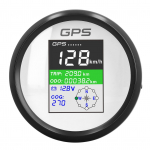 85mm GPS spidometras Mazgai Mph Km H Daugiafunkcis DC9‑32V TFT ekranas IP67 atsparus vandeniui Odometras Automobiliui Sunkvežimiui Motociklui