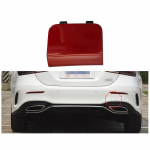 For Mercedes Benz A-Class Front bumper Trailer Cover W177 Front Bumper Towing Hook Hole Cover Plate 1778850702 - raudona