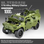 1:18 DongFeng Warrior Karinis &Scaron;arvuotas Serija Visureigis ORV Lydinio Metalo Lietas Modelis Automobilis Garsas & &Scaron;viesa Kolekcionuojami Gimtadienio Dovana