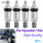 4X TPMS pakaitinio padangų slėgio monitoriaus jutiklio vožtuvo kotas, skirtas Hyundai I40 Ix35 Kia Rio Sportage Grandeur keturių ratų remonto komplektas