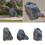 Realisti&scaron;kas dirbtinis akmuo PU putplastis Daugiafunkcis dirbtinio akmens kiemo ornamentas Akvariumo &scaron;laito takelio dekoravimui 32x25x17cm