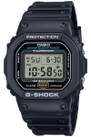 Casio juodas G-Shock DW-5600UE-1JF vyri&scaron;kas laikrodis, juoda