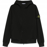 Stone Island SS25 Mink&scaron;tas apvalkalas Vienspalvis Laisvalaikio su gobtuvu Ilgomis rankovėmis Vėjui atsparus Vandeniui atsparus Kvėpuojantis Striukė Vyri&scaron;kos striukės Juoda K1S1541000-90S0A22-V0029 M