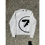 STREETRICH Vyri&scaron;kas megztinis Y2K Aphex Twin Megztas Oversized Puloveris Gotikinis Džemperis Žieminis Grafinis Streetwear Ilgomis Rankovėmis Vir&scaron;utiniai Drabužiai Vintage Drabužiai S balta