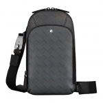 Montblanc Extreme 3.0 &Scaron;e&scaron;iakampis Baltos Žvaigždės Logotipas Užtrauktukas Reguliuojamas Peties Dirželis Odinis Rankinis Peties Crossbody Krep&scaron;ys Vyri&scaron;ki Krep&scaron;iai Levandų-Pilkas 198837 Basic Set (Bag+Dust Bag)