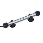 1 vnt. LED akvariumo lempa, atspari vandeniui, pilno spektro, didelio ry&scaron;kumo, žuvų rezervuaro &scaron;viestuvas vandens augalų augimui, kra&scaron;tovaizdžio ap&scaron;vietimas, 19 cm EU Plug