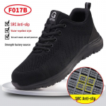 Neslystanti profesionalių virėjų avalynė - Saugūs, patogūs batai vyrams ir moterims vie&scaron;bučių ir restoranų sektoriuje F017B-Water-repellent non-slip SRC;37 black