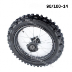 90/100-14 70/100-17 ratlankio stebulės padangos Purvo duobių motociklams Visureigiams 14/17 colių Galinis/Priekinis ratas 90 100-14 black
