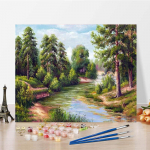 &bdquo;Pasidaryk pats&ldquo; tapyba pagal skaičius Namų dekoravimas Menas Drobė Skaičiai Aliejinė tapyba Skaitmeninė aliejinė tapyba 40x50cm no frame