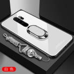 &bdquo;Xiaomi Redmi Note 8 10 Pro&ldquo; dėklui, kieto grūdinto stiklo žiedo magnetinio laikiklio telefono dėklas, skirtas &bdquo;Redmi Note 8A 9 Pro 10 Lite&ldquo; mink&scaron;to rėmo smūgiams atsparus galinis dangtelis For Xiaomi Note 10