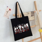 Titanų Ataka Anime Drobės Krep&scaron;ys Pirkinių Krep&scaron;ys Harajuku Punk Gotikos Stiliaus Didelės Talpos Moteri&scaron;ki Krep&scaron;iai Vintažinis Rankinis Krep&scaron;ys Klasikinis Krep&scaron;ys per Petį 24*26cm