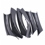 Skirta BMW 3 serijos E90 E91 E92 316 318 320 325 328i 2004-12 anglies tekstūros automobilio vidaus durelių porankio rankenos traukiamo rėmo dangtelis LHD CARBON TEXTURE