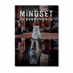 Psichologinės įkvėpimo plakatas Gyvūnas Katė Tigras Liūtas Aliejinė tapyba Įkvėpimas Sienų menas Paveikslas Namų dekoravimas 21cm&times;30cm NoFrame