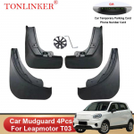 TONLINKER automobilio purvasargis, skirtas Leapmotor T03 2022 2023 purvasaugiai, apsauga nuo purslų, priekinių galinių sparnų purvasaugiai