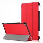 Dėklas, skirtas Huawei MediaPad M5 Lite 10 BAH2-W19/L09/W09 Ultra Slim Pu odinis stovo dangtelis, skirtas Mediapad T5 10.0 dėklui M5 lite 10.1 inch raudona