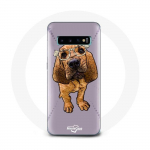 Coque pour Samsung Galaxy S10 Edge Beagle Race de chiens dessin Anim&eacute;