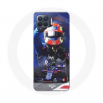 Coque pour Oppo A93 Formule 1 Pierre Gasly Pilote automobile F1 Rouge Bleu