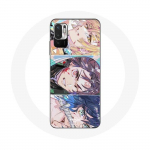 Coque pour Xiaomi Redmi Note 10 5G Tanjiro Inosuke et Zenitsu Demon Slayer Kimetsu no Yaiba Manga