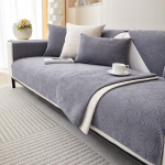 Nauja čenilio juostelės sofos pagalvėlė Keturių sezonų universali sofos apsauginė danga Rank&scaron;luostis Neslystanti pagalvėlė svetainės dekoravimui 30x50cm pillowcase žalia