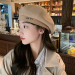 Rudens ir žiemos kepurė, Vaiki&scaron;ka metalinė abėcėlė, Beretė, Dažytojo kepurė juoda