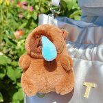 Capybara pliu&scaron;inis raktų pakabukas mielas krep&scaron;ys pakabukas Kūrybi&scaron;kas pūkuotas gyvūnas raktų pakabukas Kawaii įdaryti lėlės raktų pakabukai gimtadienio dovana as the picture