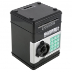 Pinigų valgymo užraktas su jutikliu, pinigų dėžutės kodas juoda