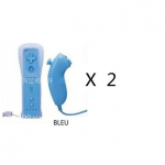YSFMODE&reg; 2 &bdquo;Blue Motion Plus&ldquo; valdikliai + 2 &bdquo;Blue Nunchucks&ldquo;, skirti WII