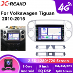 2 din Android Auto radijas, skirtas VW Volkswagen Tiguan 1 NF 2006-2016 Carplay Car Multimedia GPS 2din Autoradio 8 core 4GB+64GB
