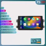 Ossuret Carplay 4G 9'' 6G+128G 2din Android automobilio radijas Suzuki SX4 2006-2013 Fiat Sedici 2005-2014 multimedia vaizdo grotuvui I&scaron;manusis ekranas RDS P2CP 4Core 2G 32G