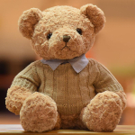 Mielas me&scaron;kiukas pliu&scaron;inis žaislas Hug Bear Gėlinis me&scaron;kiukas lėlė Mieganti skudurėlio lėlė Mergaitės gimtadienio dovana 110cm