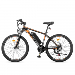Fafrees 26 Hailong One Road Elektrinis Dviratis 250W Galinio Rato Stebulės Variklis, 36V 13Ah Baterija, 26 CST Padangos, Shimano 21 Pavara, LCD Ekranas 36V 250W 10Ah oranžinė/juoda