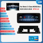 Hizpo Android 14 a&scaron;tuonių branduolių i&scaron;maniosios automobilio sistemos palaiko Carplay Android Auto Mercedes Benz C-Class W205/GLC X253 2015-2018 NTG 5.0 i&scaron;manųjį ekraną 6W 6G 64G