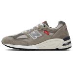 New Balance 990v2 Pagaminti JAV Pilki Unisex Sportbačiai Balti M990VS2 44.5