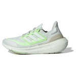 Adidas UltraBoost Light Kri&scaron;tolinės Jado Žalios Kibirk&scaron;tys Moteri&scaron;ki Sportbačiai Pilki Debesies Balti IE3338 36⅔ white