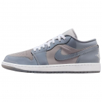 Air Jordan 1 Low SE Patent Cool Grey Unisex Bėgimo bateliai Vidutinio pilkumo Balti HF3148-011 44