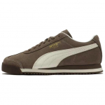 Puma Roma Suede visi&scaron;kai smėlio spalvos Unisex sportbačiai Ruda &Scaron;iltai balta 398635-07 38