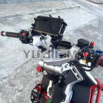 Italjet Dragster 125/200/250i/400 Motociklo telefono laikiklis Black without Logo
