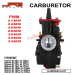 Auk&scaron;tos kokybės PWK karbiuratorius 100cc-250cc motociklams - Idealiai tinka priedų remontui ir modifikacijoms PWK Carburetor 34mm