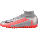 Nike Mercurial Superfly 7 Euro Cup Assassin Comfortable Daily TF futbolo bateliai (Guminiai smeigės) Futbolo bateliai unisex futbolo bateliai pilki oranžiniai AT7981-906 39
