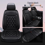 12V Elektrinis &scaron;ildomas pliu&scaron;inis automobilio sėdynės pagalvėlė žiemai Large rhombus heating pad
