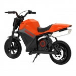 OVIVO ADV250 - Elektrinis motociklas vaikams - 21,6 V 4 Ah - Didžiausias nuotolis 14 km - 12,5 colio - Oranžinis