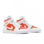 Moterų Air Jordan 1 Mid SE Bright Citrus vidutinio auk&scaron;čio retro sportbačiai CZ0774-800 EU 37.5 įvairiaspalvis