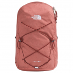 The North Face Jester 28L Kuprinė su logotipu Lauko moteri&scaron;ka kuprinė Geležies raudonumo juoda NF0A3VXGXI2 Light Mahogany & Deep Fern & Iron Red & Black