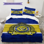 Al-Nassr ra&scaron;to patalynė, Antklodžių komplektas, Antklodės užvalkalas, Pagalvės užvalkalas, Namų gimtadienio dovana (1 * antklodės užvalkalas + 2 * pagalvės užvalkalai, be &scaron;erdies) 135x200cm