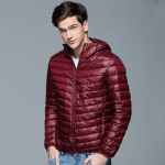 Vyri&scaron;kas pūkuotas žieminis paltas madingas su gobtuvu 90% baltų ančių pūkų striukės ultralengvas pūkinis paltas ne&scaron;iojamas plonas pūkinis parkas 5XL 6XL S
