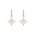 Swarovski Symbolica žvaigždės formos auskarai Moteri&scaron;ki auskarai Rožinio aukso 5494337 Box (Random Color)