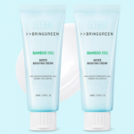 BRING GREEN Bambuko Hialu Drėgmę Stiprinantis Kremas 100ml x 2 Rinkinys Gilus Drėkinimas Hialurono Rūg&scaron;tis Drėkiklis K-Beauty Odos Priežiūra