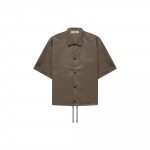 Fear of God Essentials FW22 trumpomis rankovėmis nailoninis mar&scaron;kinėlis Unisex vir&scaron;utiniai drabužiai medžio rudumo FOG-FW22-746 XL