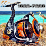 Žvejybos ritės 12+1BB sukamoji ritė, itin sklandi kairė ir de&scaron;inė besisukanti žūklės ritė jūrinė ritė