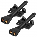 Priekinio stiklo apiplovimo purk&scaron;tukas pur&scaron;kiamas gaubto skysčio spaustukai, skirti Opel Vauxhall Meriva A 2003 - 2010 m. juoda